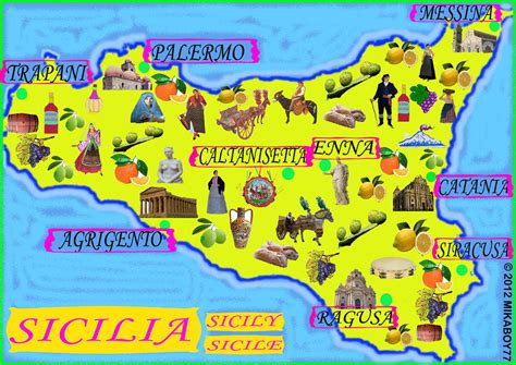 Cartina Della Sicilia