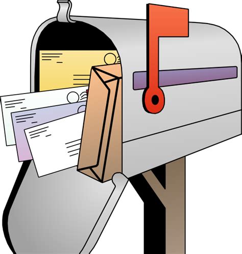 Mailing A Letter Clipart Letter