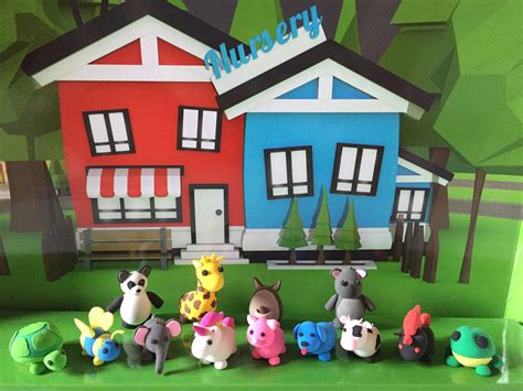 Adopt Me Pets Foam Clay Animal Figures Etsy