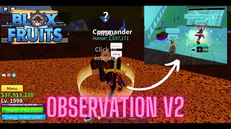 Bloxfruit How To Get Observation V2 Haki Easy Guide Youtube