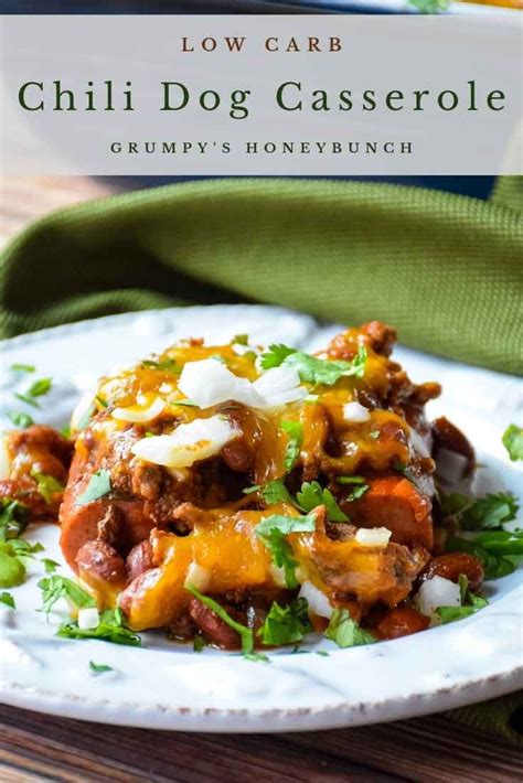 Serve it right out of the bag as is or mix it with some water to release all the flavor and aromas your dog loves. Low Carb Chili Dog Casserole - Grumpy's Honeybunch in 2021 ...