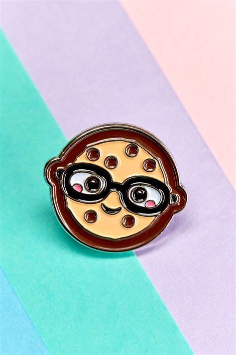 nerdy nummies and cookie logo pin set nerdy nummies rosanna pansino nerdy nummies nerdy