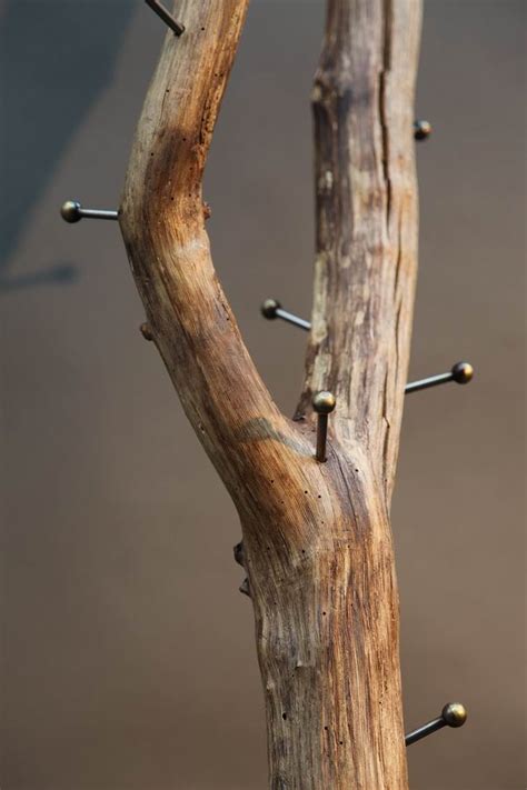 Scopri ricette, idee per la casa, consigli di stile e altre idee da provare. Baumstamm Garderobe aus Stahl und einem Ast