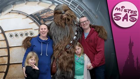 Meet And Greet With Chewbacca At Disneyland Paris Youtube