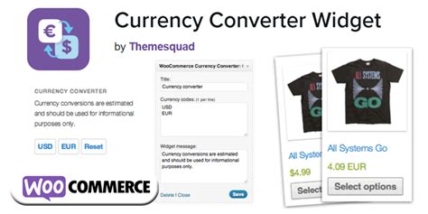 Woocommerce Currency Converter Widget Extension Themepro