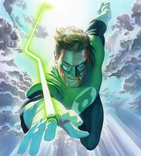 Green Lantern By Alex Ross Green Lantern Comics Green Lantern Comic Art