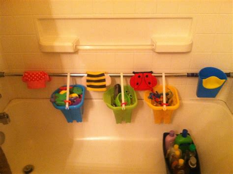 Sand Buckets From Target Dollar Section To Organize Bath Toys For 3
