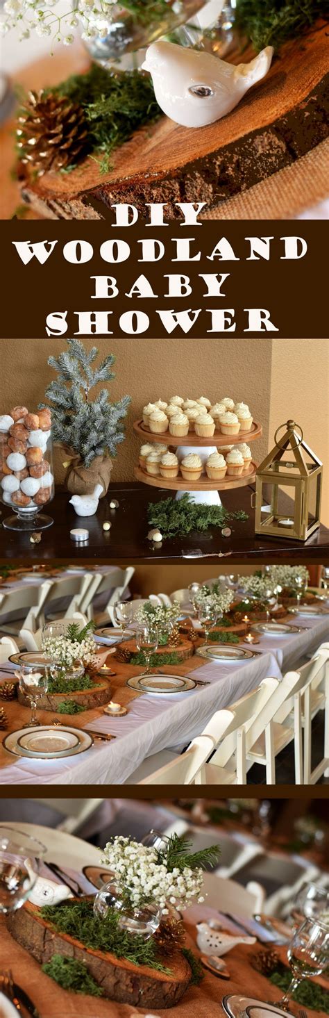 A woodland theme for a baby shower is a great option. How To Throw An Amazing DIY Woodland Baby Shower | Baby ...