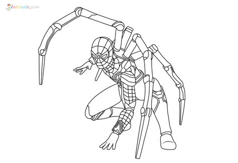 Spiderman Coloring Pages Easy But Hard