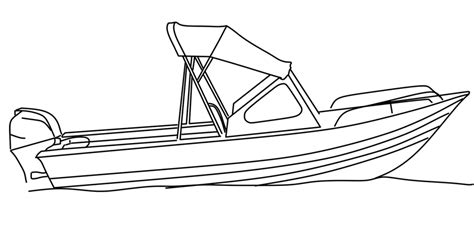 Boat Coloring Pages Free Printable