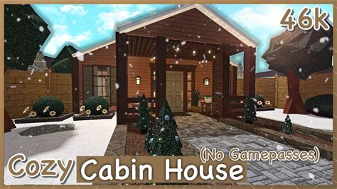 Bloxburg Cabin Mansion Speed Build Image To U