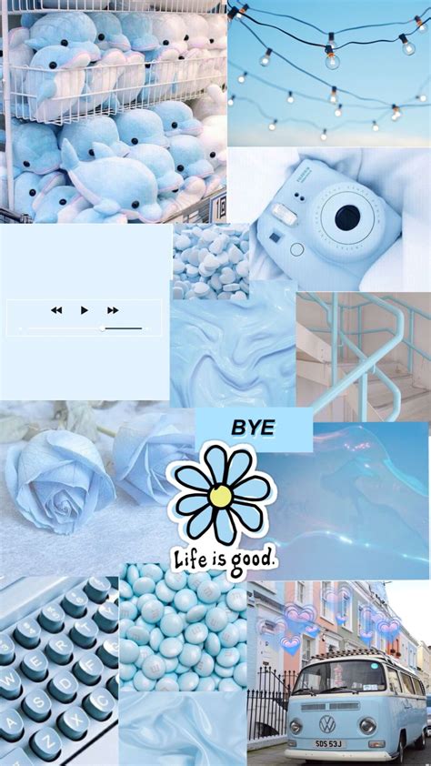 We've created your next phone wallpaper, simply download this and upload it to your phone. blue aesthetic background | Wallpaper iphone biru ...