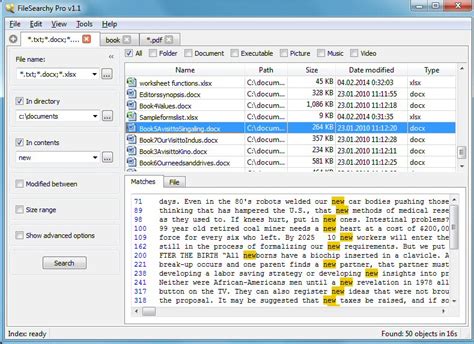 Filesearchy Is A Fast Desktop Search Tool For Windows