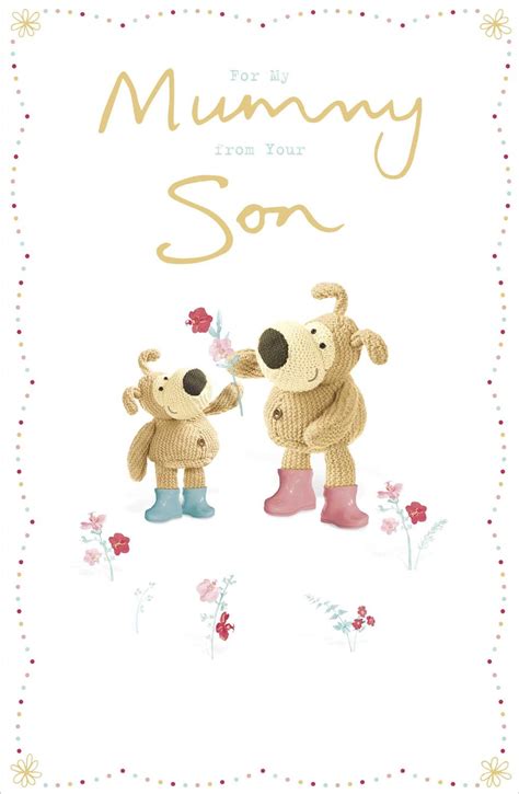 Boofle Mummy From Your Son Mothers Day Greeting Card Cards