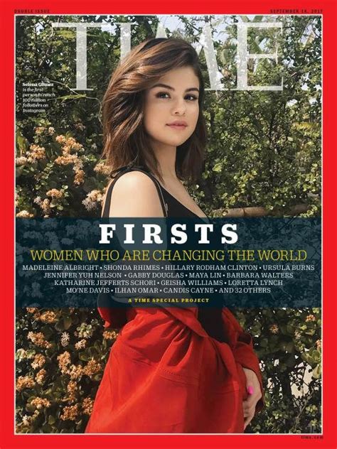Firsts Women Who Are Changing The World Selena Gomez Time Magazine