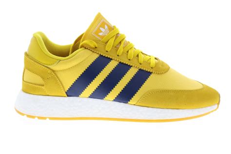 Adidas I 5923 Bd7612 Mens Yellow Lace Up Lifestyle Sneakers Shoes