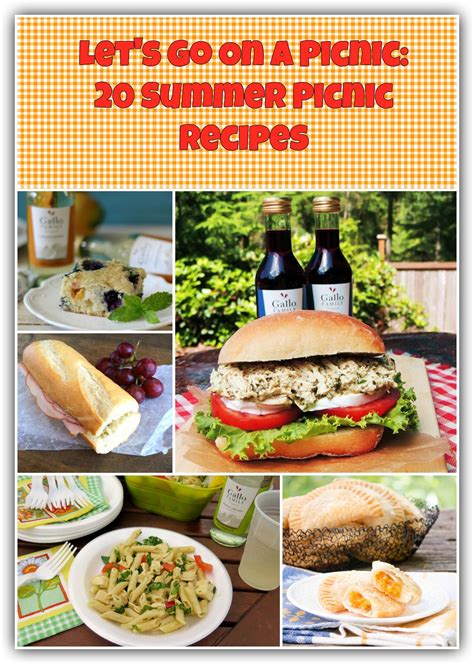 Let's Go On A Picnic: 20 Summer Picnic Recipes | Picnic foods, Summer picnic food, Family picnic ...