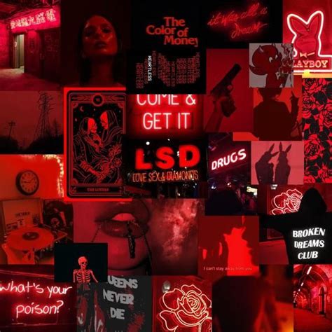 Iphone 11 hd wallpaper iphone xs. Dark Red Moody-VSCO DIGITAL Wall Collage 40pcs | Etsy in ...
