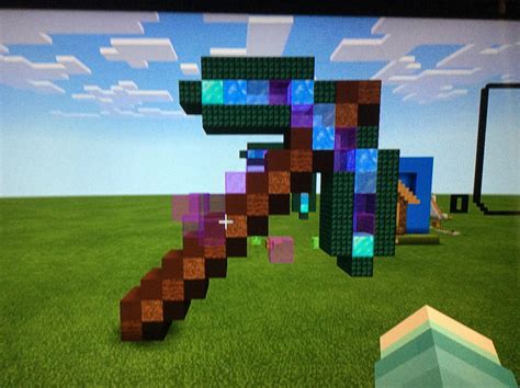 Polish your personal project or design with these minecraft diamond background png it's high quality and easy to use. Minecraft Enchanted Diamond Pickaxe - Malia Lozano