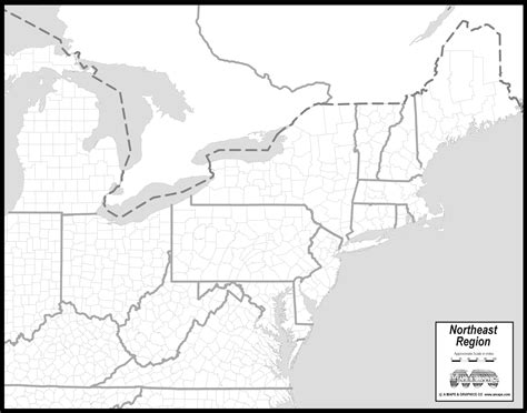 Free Map Of Northeast States