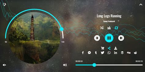 Luna Audio Player Plugin With Playlist And Audio Visualizer By Sodah