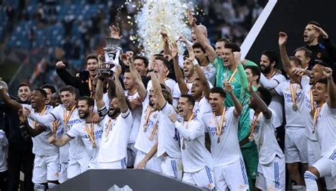 Real Madrid Juara Piala Super Spanyol Ancelotti Inginkan Trofi Lain