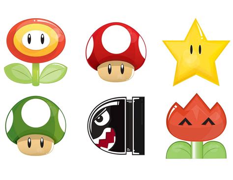 Ilustração De Personagens Do Game Do Super Mário Super Mario Bros