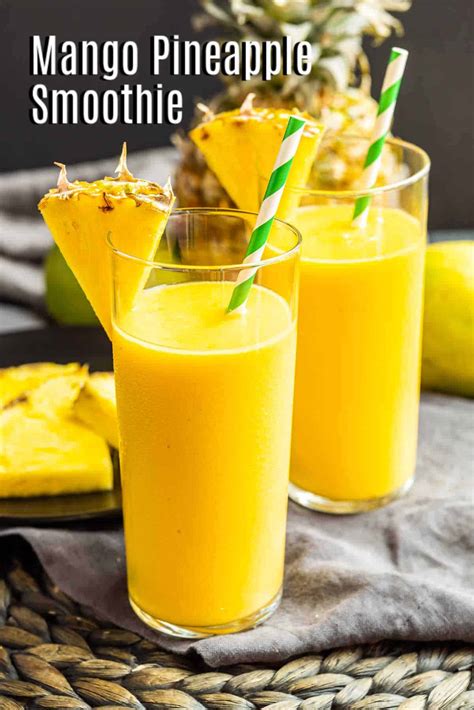 Mango Pineapple Smoothie Recipe Home Made Interest