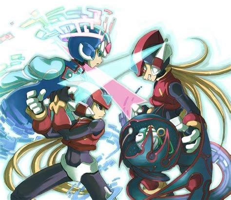 X And Zero Vs Omega And Dark Elf Mega Man Art Mega Man Anime