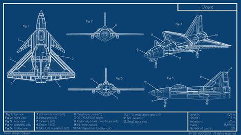 Dove Ksp Blueprint By Fabian Stevena Prototype Spaceplane Capable Of