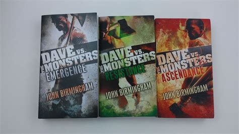 John Birmingham Books 3 Lot Trilogy Dave Vs The Monsters Emergence