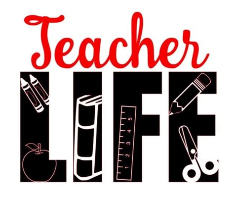 Teacher Life SVG file