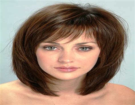 Medium Short Hairstyles Thick Hair Hairstyle For Women And Man