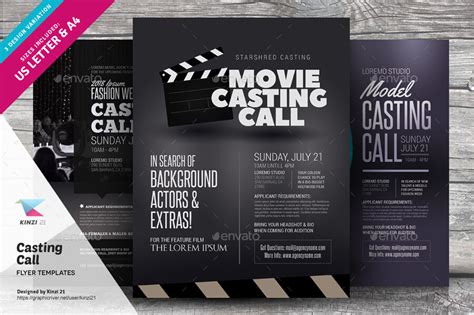 41 Best Audition Flyer Templates In Psd And Pdf