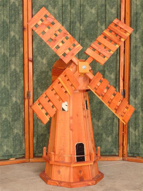 Made From Kentucky Red Cedar Our Dutch Windmills Are Stained With A
