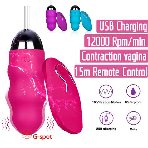 Meselo Speed Vibrator Eggs USB Rechargeable Mute M Wireless Remote Control G Spot Massage