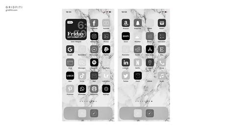 All these ios icons are completely free, provided in black and white variations to mix and match. 20+ Aesthetic iOS 14 App Icons & Icon Packs for Your ...
