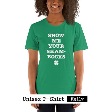 Show Me Your Shamrocks Shirt Tee L St Patrick S Day L Etsy