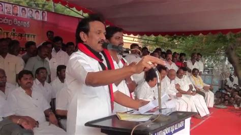 Tamil Voters Can Stop The Corrupt Aiadmk In Tamil Nadu Dmk Treasurer Mk Stalin Youtube