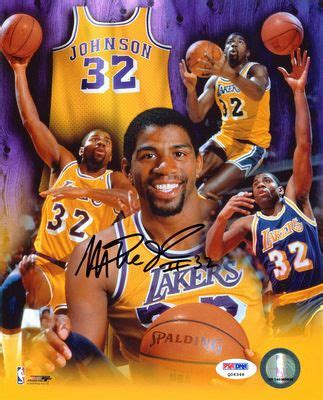 Hall asked johnson why he was on the show. Magic Johnson | PSA AutographFacts™