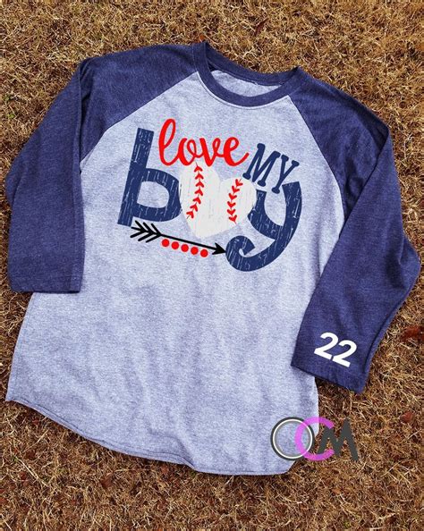 Buy baseball shirts or raglans for your local team or support your team from the stands. Love My Boy Baseball Shirt, Baseball Mom Shirt - Raglan # ...