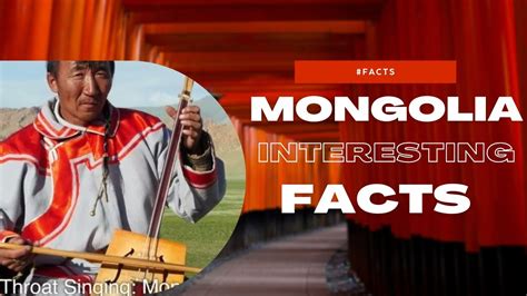 Interesting Facts About Mongolia Youtube