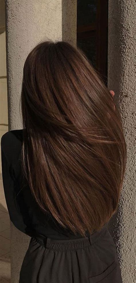 50 Stylish Brown Hair Colors And Styles For 2022 Smooth Rich Chocolate