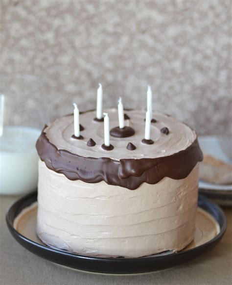 My kids always want this cake as their birthday cake. Chocolate & Hazelnut Birthday Cake | Building Buttercream