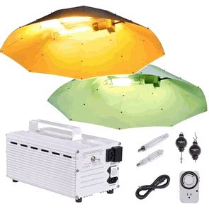 The reason everyone recommends those lights (and then helpfully provides a link to amazon). 1000 Watt MH HPS Grow Light Switchable Ballast HV Reflector