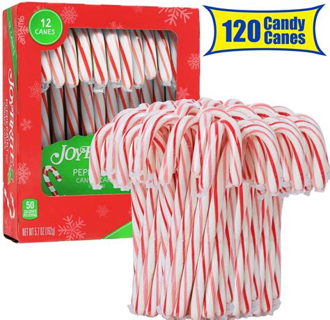 Greenco Candy Canes Individually Wrapped Red And White Candy Canes Peppermint 10