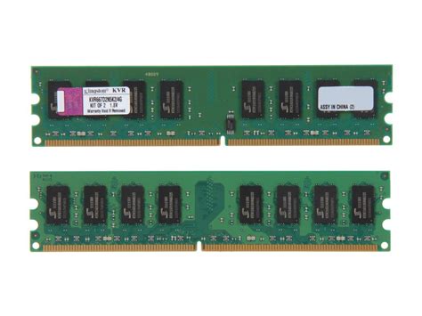 Kingston 4gb 2 X 2gb Ddr2 667 Pc2 5300 Dual Channel Kit Desktop