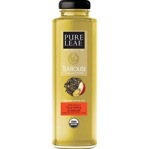 Pure Leaf Tea House Collection 14 Oz Fuji Apple And Ginger Organic Green Tea By Pure Leaf At Fleet