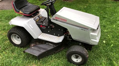 1990s Craftsman Lawn Tractor 125hp 42” Deck Youtube
