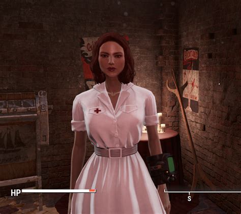 Laundered White Nurse Dress Fallout 4 Mods Gamewatcher
